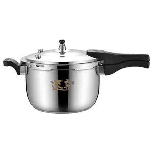 Thickened stainless steel pressure cooker 304 small gas induction cooker general purpose mini explosion-proof pressure cooker