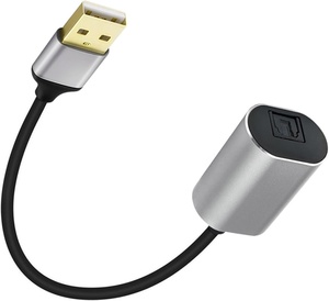 <span class=keywords><strong>สาย</strong></span>อะแดปเตอร์ USB <span class=keywords><strong>เป็น</strong></span> TosLink SPDIF <span class=keywords><strong>สาย</strong></span> USB2.0 <span class=keywords><strong>เป็น</strong></span> PCM TosLink SPDIF ตัวเมีย <span class=keywords><strong>สาย</strong></span>อะแดปเตอร์เสียง <span class=keywords><strong>สาย</strong></span>ไฟเบอร์ออปติก USB TosLink - Product Image 1