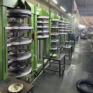 Motorcycle tire/bicycle tire making curing press machine