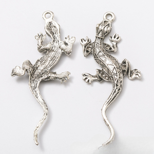 DIY复古合金吊坠蜥蜴配件批发厂家直销586 - Product Image 5