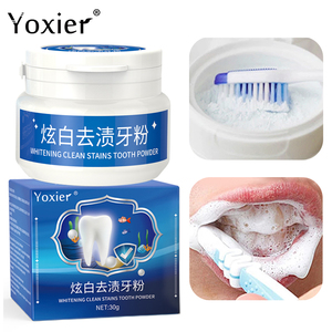 Yoxier bubuk pemutih gigi, kebersihan mulut alami multi-fungsi alat pasta gigi pembersih gigi - Product Image 1