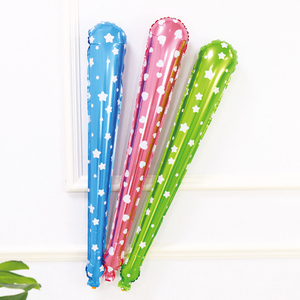 Bastones de sonido personalizados de aluminio y vinilo ecológicos con laminado brillante y impresión digital para conciertos y animación. - Product Image 5