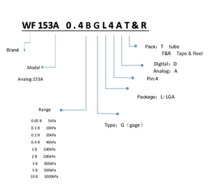 <span class=keywords><strong>Sensor</strong></span> tekanan Film tipis 400 HPa, WF153A, <span class=keywords><strong>Sensor</strong></span> tekanan sekitar untuk mendeteksi berbagai gas dan kebugaran olahraga - Product Image 6
