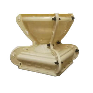 cast in place outdoor garden cement planter flower pot plastic molds for concrete decorative
