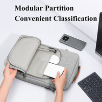 Vente en gros Polyester Sac étanche pour ordinateur portable 11/13 pouces Tablette Housse de transport avec bandoulière pour Ipad