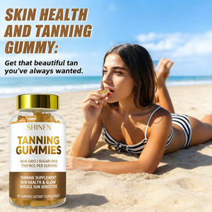 Gomitas Bronceadoras con Logotipo Personalizado, Suplemento Activado por Rayos UV, Vitamina C, Zinc, Gomitas <span class=keywords><strong>de</strong></span> <span class=keywords><strong>Melanina</strong></span> para <span class=keywords><strong>Bronceado</strong></span> para Mujeres - Product Image 3