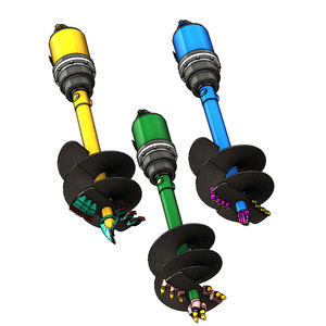 Rainbow Machinery Chine Mini-excavatrice économique à moteur, accessoire de forage de trous de poteaux, <span class=keywords><strong>tarière</strong></span> de 6 tonnes, adaptée - Product Image 1