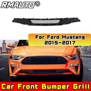 Parrilla Delantera para Auto, Parrilla Deportiva Compatible con Ford Mustang 2015-2017, Kit de Carrocería, Accesorios para Auto - Product Image 2