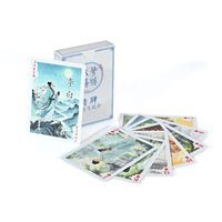 Vente en gros de cartes à jouer en PVC avec logo en feuille d'or de l'usine chinoise Vente personnalisée par les fabricants pour les joueurs de poker