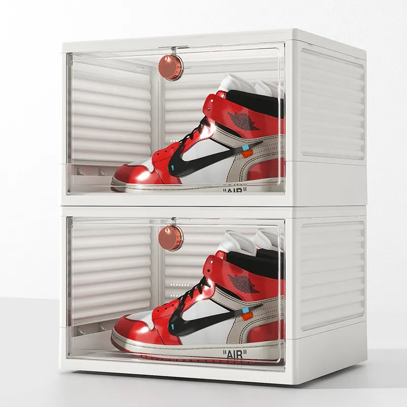 Goede Prijs Van Nieuwe Ontwerp Schoenendoos Opslag Aj Schoenendoos Opslag Display Transparante Opvouwbare Custom Sneaker Box