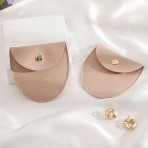 <b>Mini</b> Ring Organizer Simple Jewelry Storage Bag Microfiber Travel Storage <b>Pouch</b> for Earring Jewelry - Product Image 4
