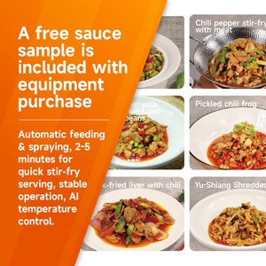 Robot de Cocina Inteligente Multifuncional CCG-300, Sistema de Salteado para Cocinas de Restaurantes, Lote de 0-1 kg, Solución Comercial Inteligente CCG-3 - Product Image 2