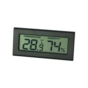 EMAF clear display magnete posteriore strumenti di temperatura sensori di umidità misuratore termoigrometro per cantina da magazzino