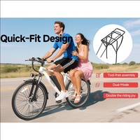 Bicicleta Eléctrica Versátil de 500W en Stock en la UE, 26 Pulgadas, 48V 15Ah, con Triple Modo de Conducción para Deportes y Desplazamientos