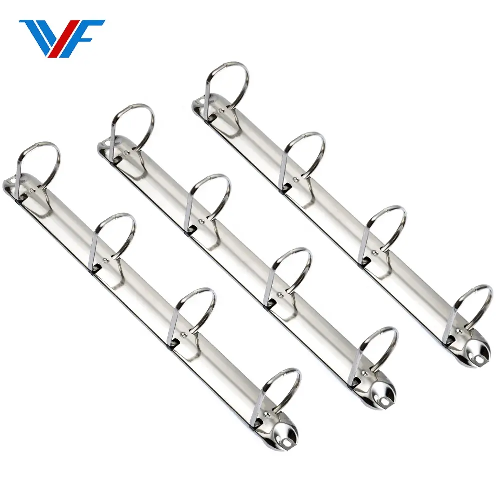 Metal File Clips 2021 New Technology Metal Material 292mm 4 D Ring Binder Mechanism Clip File Holder Clip