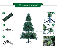 Fournitures de décoration de Noël d'intérieur pour la maison Ornement de Noël Petit arbre de Noël artificiel unique