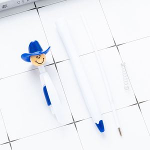 Bolígrafos Promocionales Tipo Deportivo con Logotipo de Cabeza de Vaquero de Plástico, Lindos y Económicos, con Ancho de Escritura de 1.0 mm para Publicidad - Product Image 4
