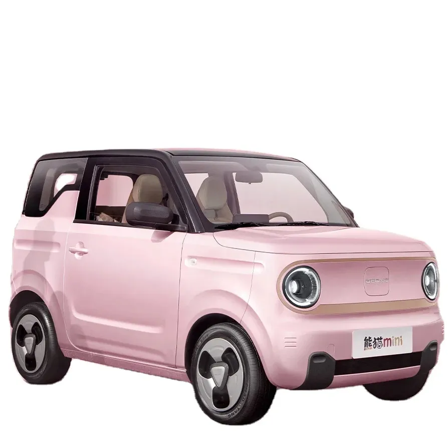 سيارة جيلي الصغيرة عالية الجودة باللون الوردي تعمل بالطاقة الجديدة بسعر منخفض سيارة كهربائية رخيصة