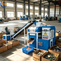 Machine de traitement des câbles en cuivre de rebut 300-500 kg/h, tri automatique par vibration, granulateur de fils de cuivre
