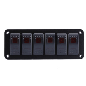 12V 20A / 24V 10A impermeable rojo/azul luz LED estilo Carling luz de conducción interruptor basculante para coche motocicleta barco remolque - Product Image 6
