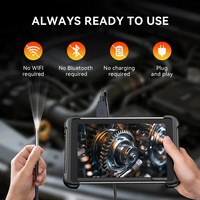 THINKCAR TES102 Cámara de Video Endoscópica USB con Doble Lente y Rotación de 180° para Inspección en Talleres y Automóviles