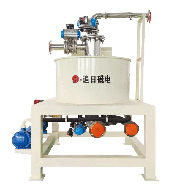 DYC RCYB de-ironing 10-180t/h iron ore dry drum high gradient high intensity electric magnetic separator machine carbon black