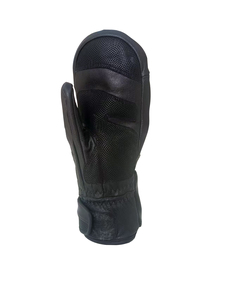 OEM Guantes de snowboard de dedo completo para hombre Mitones de esquí de cuero real con cubierta impermeable - Product Image 3