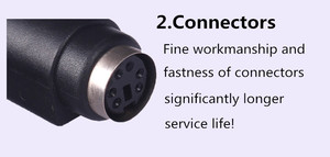 PS2 kabel toetsenbord muis extension DIN6M/DIN6F vierkante connector - Product Image 5