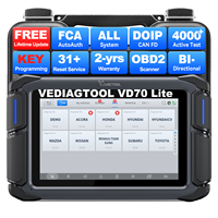 Escáner de Diagnóstico de Fallas Universal para Automóviles VDIAGTOOL VD70Lite, Probador de Fallas, Escáner de Diagnóstico OBD para Automóviles Chinos