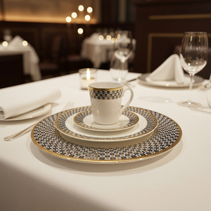 Juego de 8 Platos de Porcelana Fina, Elegantes y Duraderos, para Bodas, Restaurantes y Fiestas, Aptos para Lavavajillas - Product Image 2