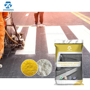 Excellent matériau peinture routière réfléchissante revêtement thermofusible peinture de marquage routier de couleur thermoplastique pour la construction - Product Image 5
