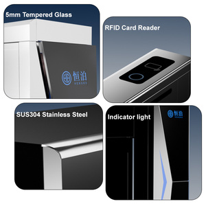 Barrera de acceso de alta resistencia Hengbo con lector de tarjetas RFID <span class=keywords><strong>para</strong></span> control de entrada de peatones y anticolisión <span class=keywords><strong>para</strong></span> estaciones de autobús - Product Image 4