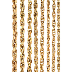 Twisted Double Link Chain | 18K PVD Gold Stainless Steel Handmade Chain for DIY Necklace Bracelet Making - Product Image 3
