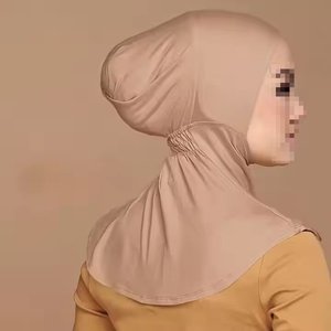 Undercap Hijab cou couverture femmes musulmanes Turban chapeau intérieur Hijab casquettes doux Modal islamique sous-écharpe Bonnet chapeau femme - Product Image 2
