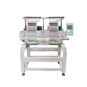 Máquina <span class=keywords><strong>de</strong></span> bordado <span class=keywords><strong>de</strong></span> <span class=keywords><strong>2</strong></span> cabezales más popular, 12/15 <span class=keywords><strong>agujas</strong></span>, gorra profesional para ordenador, camisetas, precio <span class=keywords><strong>de</strong></span> máquina plana - Product Image 1