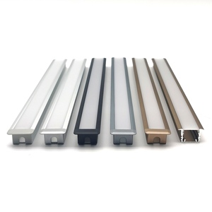 Mẫu hộp-tùy chỉnh Alu kênh màu đen mô hình hiển thị Dải tuyến tính Led nhôm hồ sơ hiển thị - Product Image 6