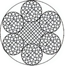 Cable <span class=keywords><strong>de</strong></span> Acero Galvanizado <span class=keywords><strong>de</strong></span> Alto Rendimiento 6x24 con Núcleo <span class=keywords><strong>de</strong></span> Fibra para Operaciones <span class=keywords><strong>de</strong></span> Grúas, Maquinaria Portuaria y Aplicaciones Marítimas - Product Image 2