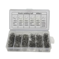 600 pièces en plastique réparation Machine agrafeuse chaude pour le soudage pare-chocs garde-boue Auto pare-chocs outils y compris le soudage clou pour Automobile