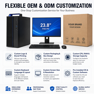 C86 Hygon 3350 3.0GHz 8 cœurs pour configuration de bureau | 16 Go de RAM, 256 Go de SSD NVMe M.2, GPU 2 Go, <span class=keywords><strong>Tour</strong></span> 15L, Écran 23,8 pouces, Clavier et souris USB - Product Image 1