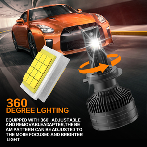 หลอดไฟหน้ารถยนต์หลอดไฟ LED สำหรับรถยนต์ H4 <span class=keywords><strong>240</strong></span> W หลอดไฟ LED สำหรับรถยนต์ H11 H7 H1 9006 H3 - Product Image 6