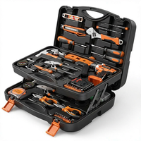 Ensemble d'outils électriques polyvalents 20V avec embouts en acier et clés à fourche, coffret rigide inclus pour l'entretien et les réparations domestiques