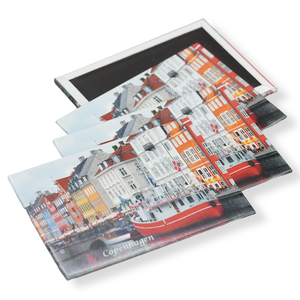 Imanes Personalizados para Refrigerador con Código QR 2026, Imanes Metálicos Modernos para Promoción Empresarial - Product Image 1