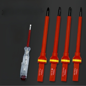 Bộ tua vít cách điện VDE 13 món chuyên nghiệp 1000V, dụng cụ cầm tay cho thợ điện, sửa chữa, hỗ trợ OEM, đóng hộp - Product Image 4