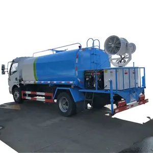 Dfac 8Ton/8000l Watertank Misttrucks Met Machine 30M Nevel Spray Site Sloop Stof Val Spuiten Desinfectie