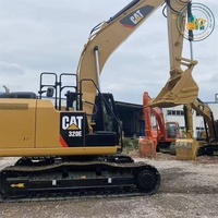 Excavatrice Caterpillar 320e à performance stable et à bon prix, excavatrice sur chenilles cat 320e en bon état