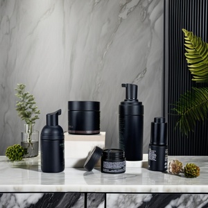 100 ml <b>Plastic</b> <b>Container</b> Cosmetic Jar Matte Black Custom <b>Plastic</b> Honey Jar clear Body Cream <b>Plastic</b> Jars With Screw Top Lids - Product Image 6