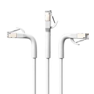 สายแพทช์เครือข่าย RJ45 อีเธอร์เน็ต ทองแดงแบบตีเกลียว Cat6A FTP ความยืดหยุ่นสูง TPE บางเฉียบ งอได้ สายสื่อสาร - Product Image 3