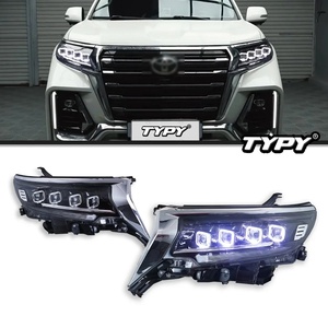 Accesorios Automotrices para Toyota Prado 2018-2020, Faro Delantero LED Proyector, Luz Diurna - Product Image 2
