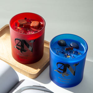 Velas Aromáticas Personalizadas AIKUN de 8.5/12.5/35 oz, Velas de Cera de Soya Ecológicas en Frascos de Vidrio para Aromaterapia, Velas Perfumadas para el Hogar y SPA - Product Image 1