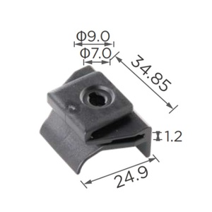 Rivets en plastique de fabrication chinoise, attaches et clips en plastique pour automobile, rivets en plastique, clips de voiture - Product Image 4